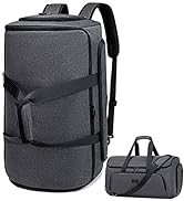 Garment Bags for Travel, Convertible Garment Duffle Bag for Men Women, Carry On Garment Bag Backp...
