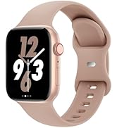 Sport Band Compatible with Apple Watch 38mm 40mm 41mm 42mm 44mm 45mm 46mm 49mm, Replacement Soft ...