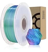 Inslogic Silk PLA Filament 1.75mm 1KG, 3D Printer Filament Silk Tri-Color PLA, Silky Smooth Finis...
