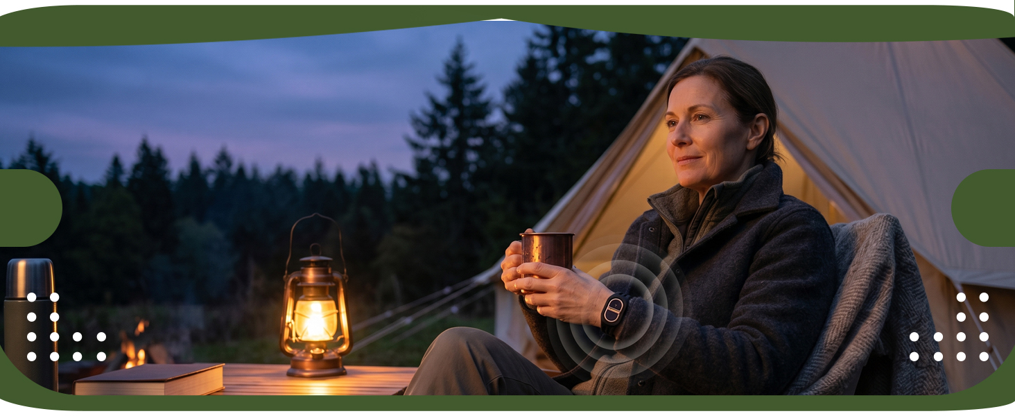 Wearable outdoor companion for camping