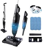 REECOO Vacuum Cleaners for Home, Handheld Vacuum Mop All in One, Powerful Corded Stick Vacuum for...