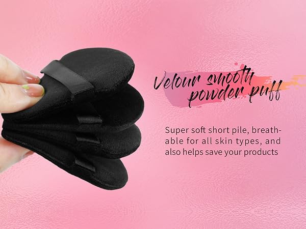 BEAKEY 12pcs Triangle Powder Puffs for Face Powder Makeup Puff for Loose &amp; Cosmetic Foundation