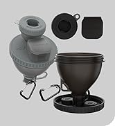 JailBreak [6 Piece] Funnel System for Filling Water Bottles. Large Protein Funnels with Attachabl...