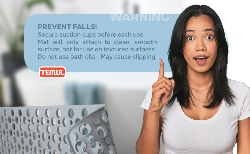 How to Install Gray Non Slip Mat for Tub on Non-Textured Acrylic Surfaces Safety Checklist TEMR