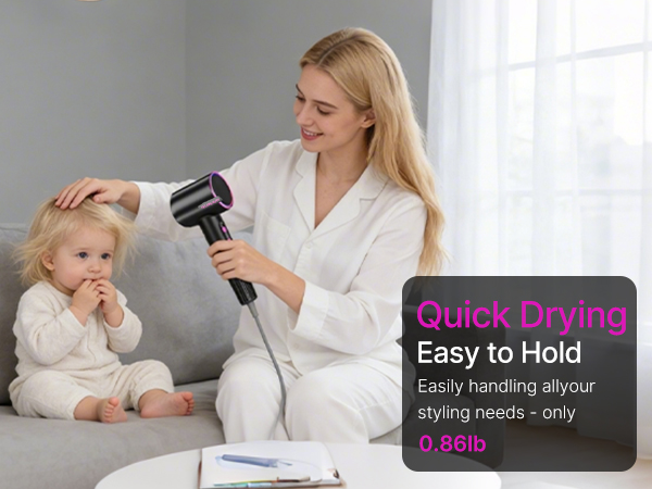 lightweight blow dryer