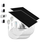 2Pack Upgraded, with Charging Alert Breathing Light. 6w Solar Panel Compatible with Arlo Pro 5S 2...