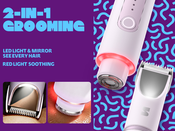 rasuradora para mujer zona intima-2-N-1 GROOMINC