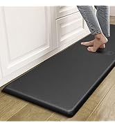 Artnice Kitchen Mats Anti Fatigue,Black Standing Mat for Standing Desk,Memory Foam Cushioned Kitc...
