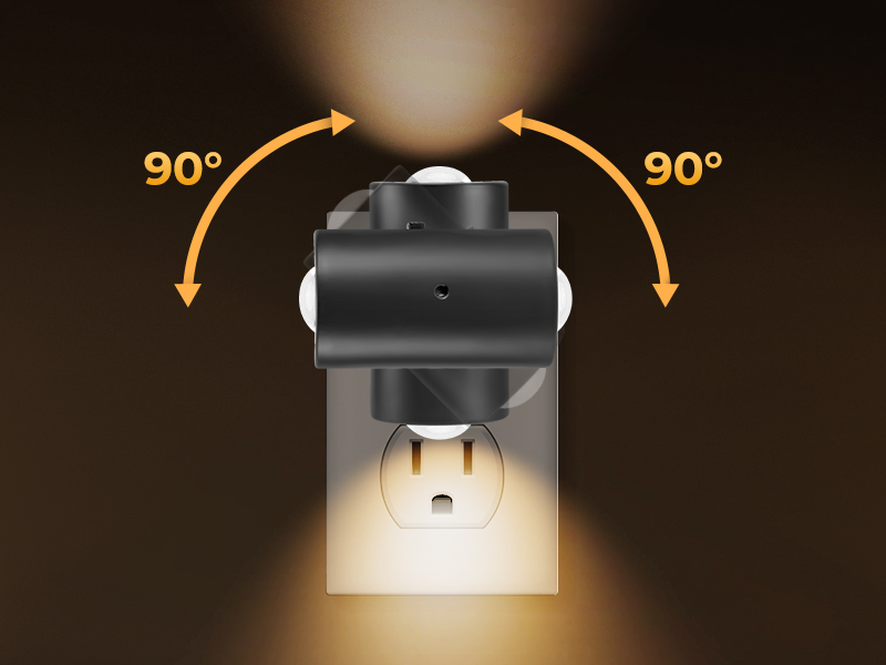 rotatable night light