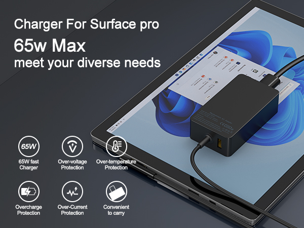 65w surface charger