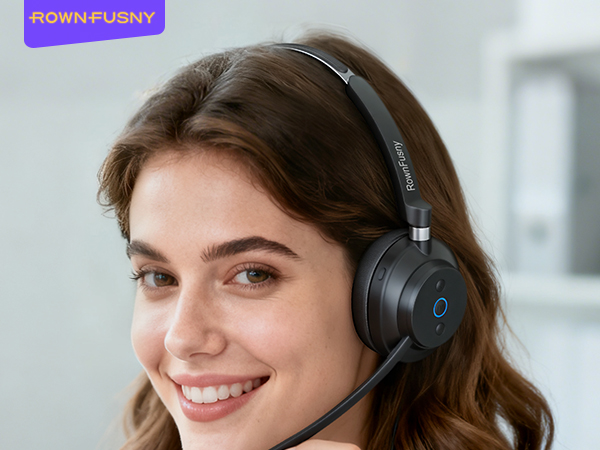 wireless headset with mic for work