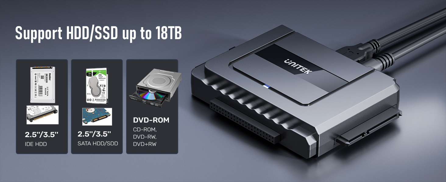 USB C to SATA IDE Adapter