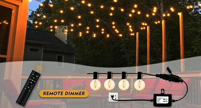 dimmer for patio lights remote