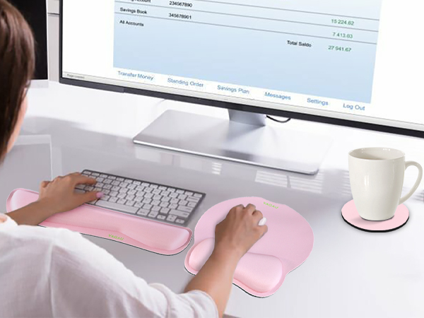 Keyboard Wrist Rest and Mouse Pad Wrist rest set