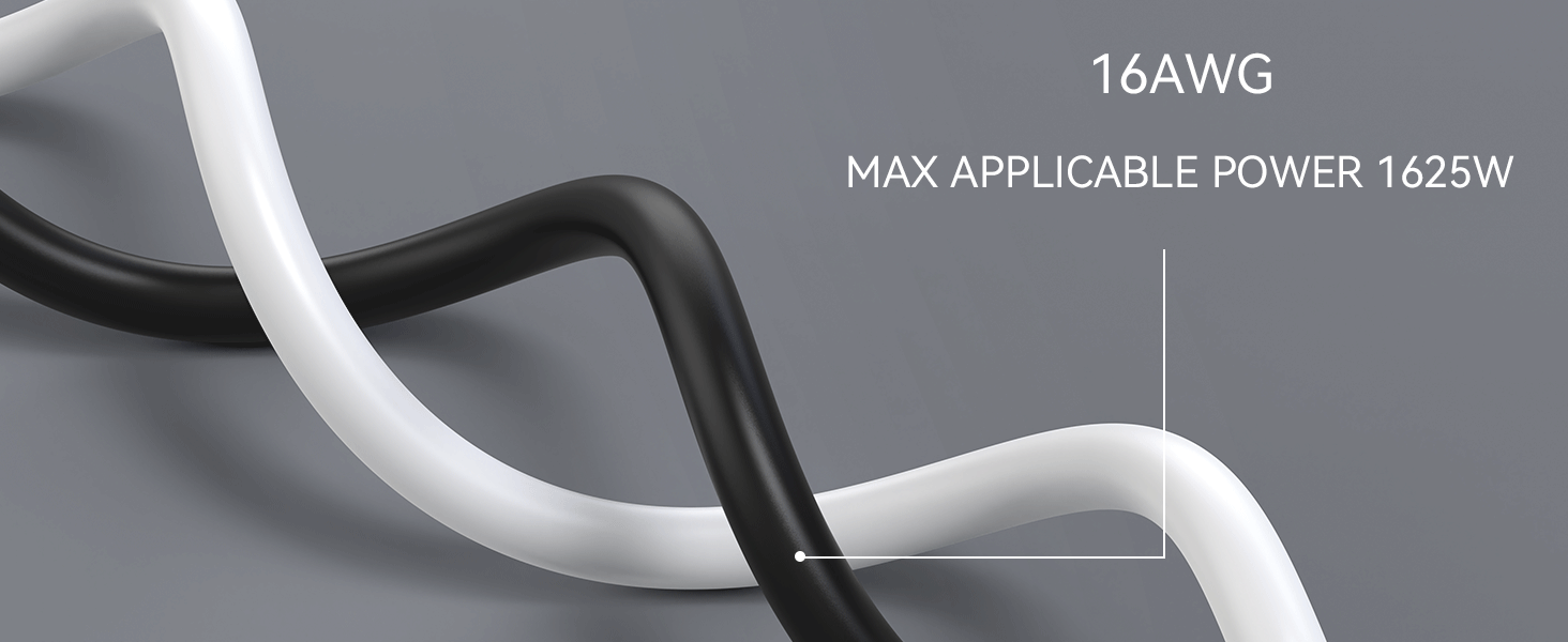 short extensio ncord black 3 prong