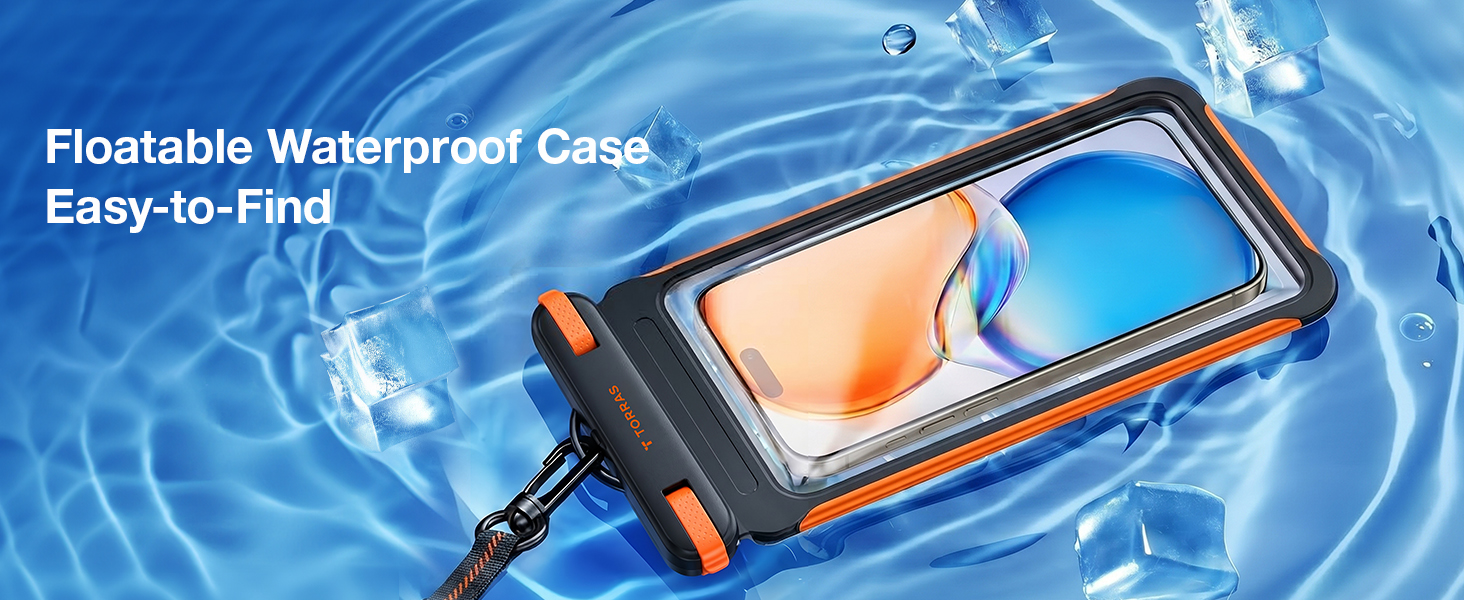 waterproof phone pouch with lanyard
