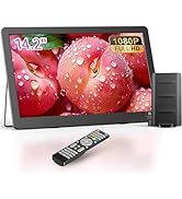 NORTHING 14.2" Portable TV, Small TV with Rechargeable, 1080P Mini TV for Car Camping, ATSC Digit...