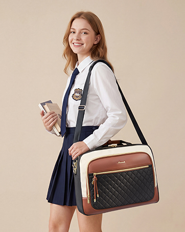 LOVEVOOK Laptop Briefcase for Women, Computer Messenger Shoulder Bags