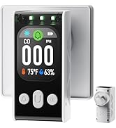 Carbon Monoxide Detectors Plug in - 3 in 1 Carbon Monoxide Detector Plug in Wall with Temp Humidi...