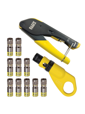 Coax Cable Compression Crimper and Stripper