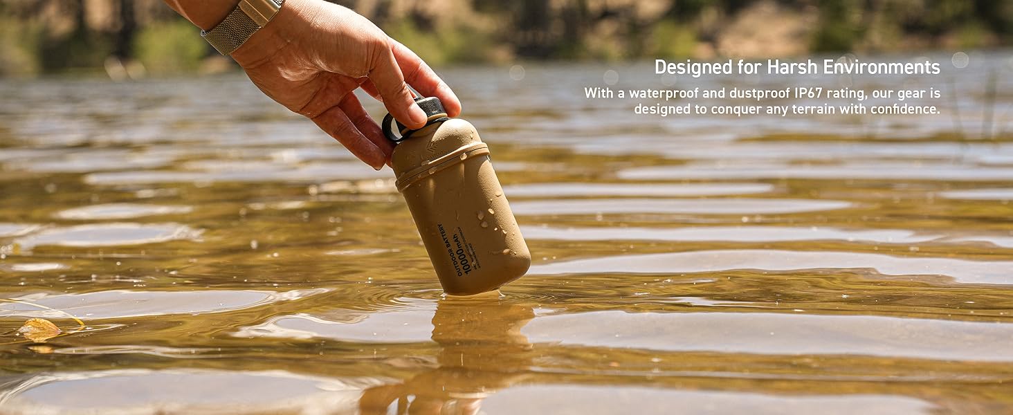 NESTOUT power banks are waterproof