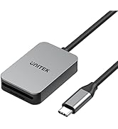 SD Card Reader, Unitek 2-in-1 USB C to SD TF Dual Slots Memory Card Adapter for SD SDHC SDXC Micr...