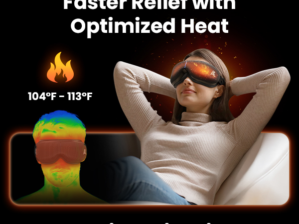 eye massager with heat and cooling eye mask for dry eye headaches migraine relief christmas gifts