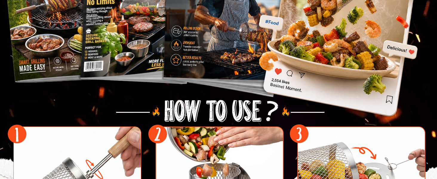 veggie grill basket