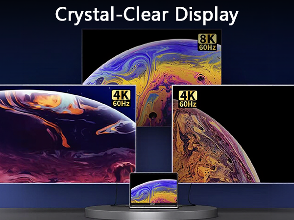 Stunning 8K@60Hz or 4K@144Hz Video