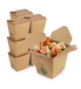 brown take out box