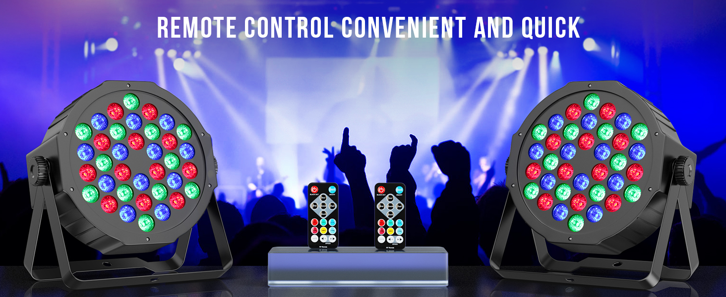 remote controlled stage lights