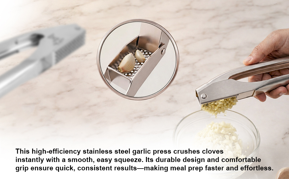 Garlic Press Efficiency