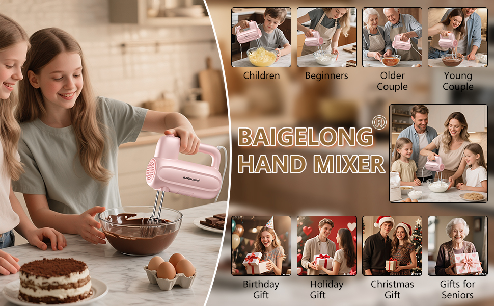 BAIGELONG HAND MIXER