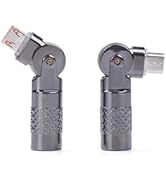 Gavynx USB C to Micro USB Adapter (2 Pack), 180° Rotating &amp; Swivel USB-C Female to Micro USB Male...