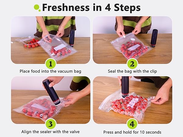How to use a vacuum sealer