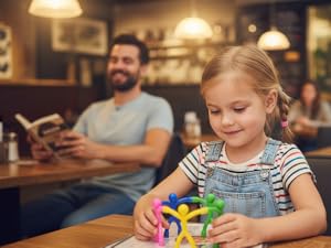 MAGMEN Restaurant Waiting Room Toys Kids Quiet Entertainment Patience Activities Calm Fidget Toys