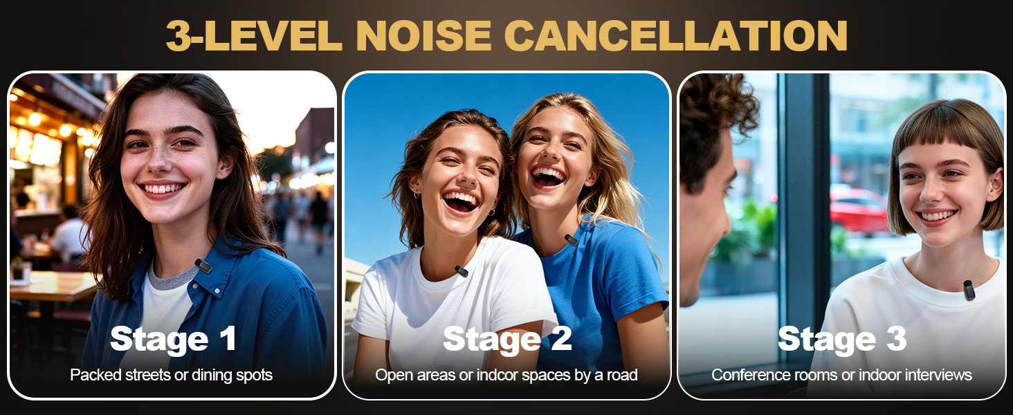 3-LEVEL NOISE CANCELLATION