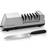 Narcissus Knife Sharpener, 3 Stages Diamond Electric Knife Sharpener for Stainless Steel and Cera...