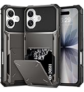 TOPAUX for iPhone 17 Wallet Case 5 Credit Card Holder Flip Cover ID Slot Back Pocket Compartment ...