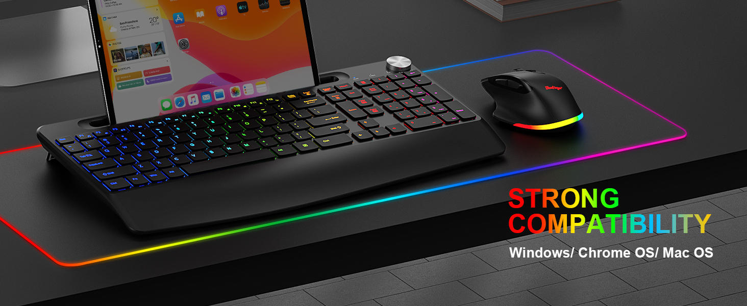 wireless gaming keyboard and mouse combo