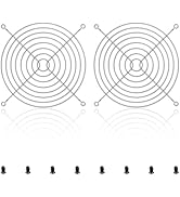 Fan Finger Grill 120mm PC Fan Grill Guard, 2 Pack CPU Case Metal Grill Protector Guard with Screw...