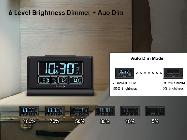 auto set digital clock