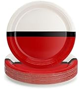 CENLBJ Cartoon Animation Paper Plates 50 7inch Dessert Plates Boy Girl Birthday Party Games Theme...