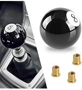AWGUKA Shifter Knob, 8-Shaped Manual Shifter Handle Retrofit Accessories, Car Shifter Retrofit Re...
