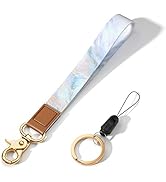 Hsxnam Wrist Lanyard Key Chain, Cute Wristlet Strap Keychain Holder for Women Men Car Keys ID Bad...
