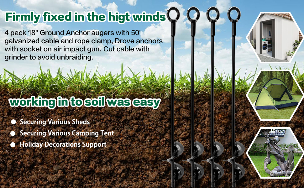 Earth anchors