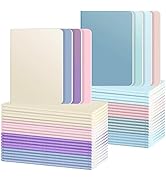 Ddaowanx 48 Pack Colorful Notebooks, Journals in Bulk, Lined Paper Sketchbooks, 72 Pages, 36 Shee...