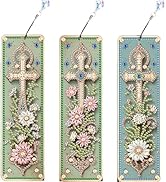 JISHSHAY 3 PCS Diamond Art Bookmarks for Adults Diamond Painting Bookmarks Dimond Art Paintings D...