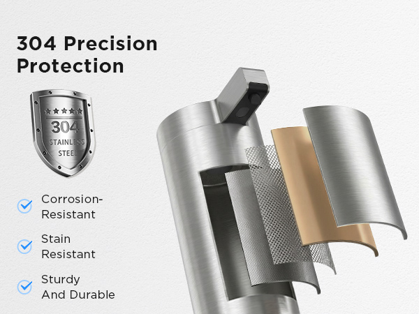 stainless steel soap dispenser