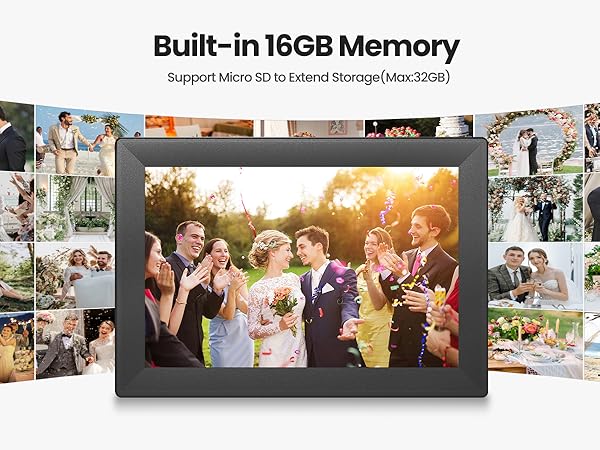 Digital picture frame wifi samrt Eletric photo frame Uhale 10.1 inch